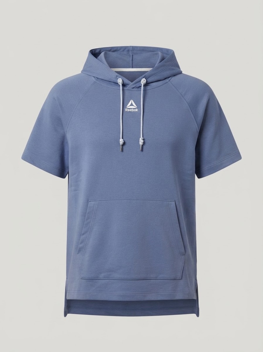 Reebok Women’s Short Sleeve Hoodie in Slate Blue
